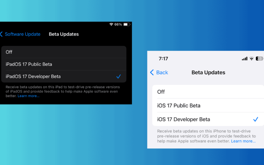 Comment installer iOS/iPadOS 17.5 Public and Developer Beta