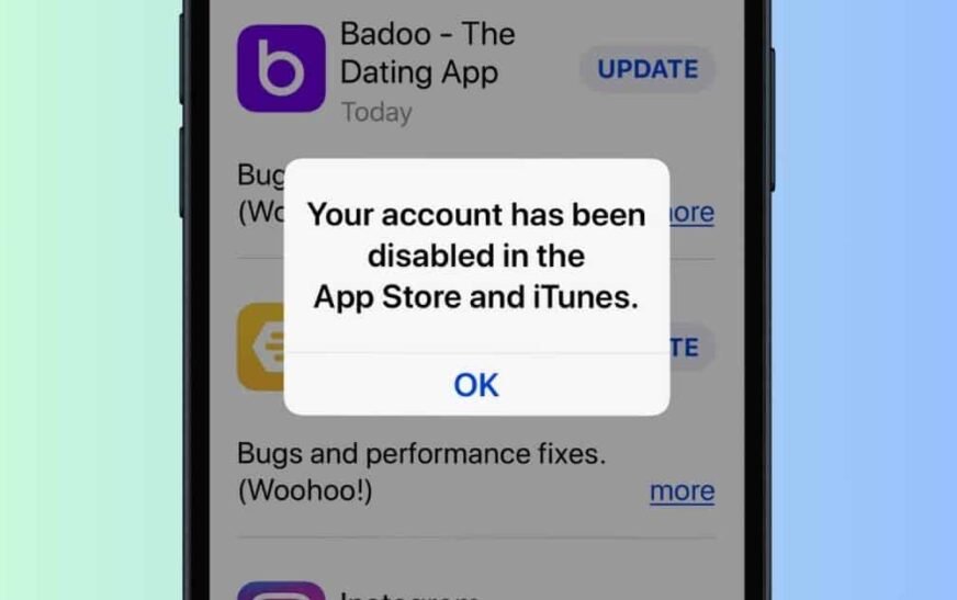 Comment résoudre le problème « Votre compte a été désactivé dans l’App Store et iTunes » ?