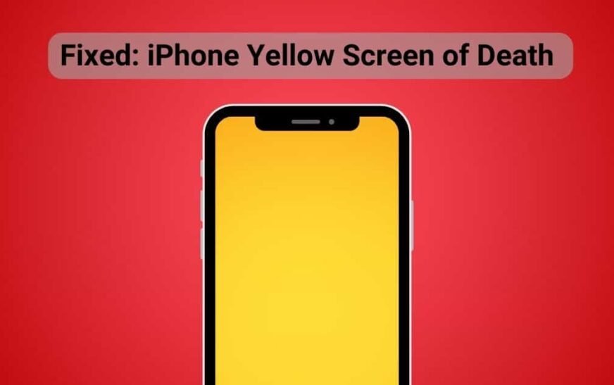 Comment réparer l’écran jaune de l’iPhone