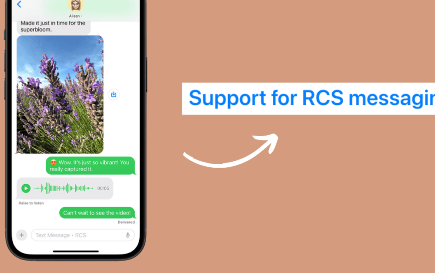 Apple apporte le support RCS à iOS 18
