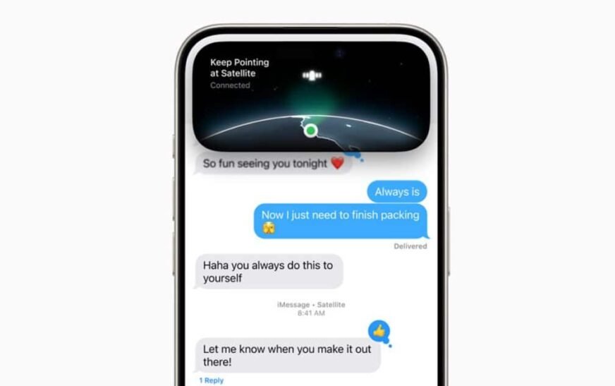 Vous pouvez envoyer des messages par satellite sur iOS 18, mais il y a un piège