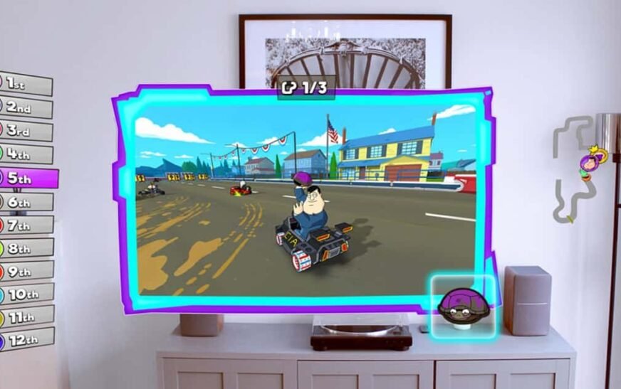 « Warped Kart Racers » et « Cityscapes: Sim Builder » arrivent sur Apple Vision Pro en tant que titres spatiaux