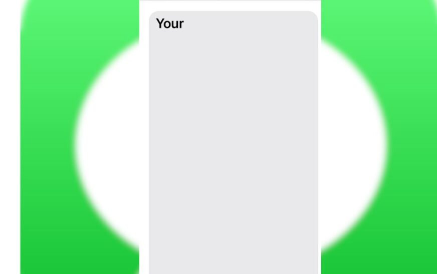 Comment réparer iMessage affichant uniquement la première lettre des messages texte