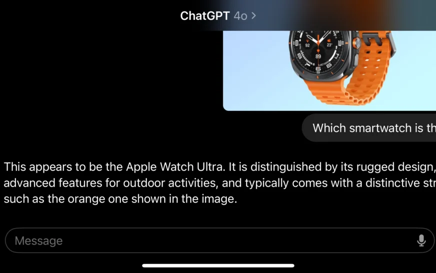 La nouvelle montre de Samsung est tellement similaire à celle d’Apple que même ChatGPT est trompé