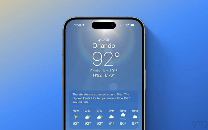 L’application Apple Weather reçoit des mises à niveau minuscules mais utiles dans iOS 18