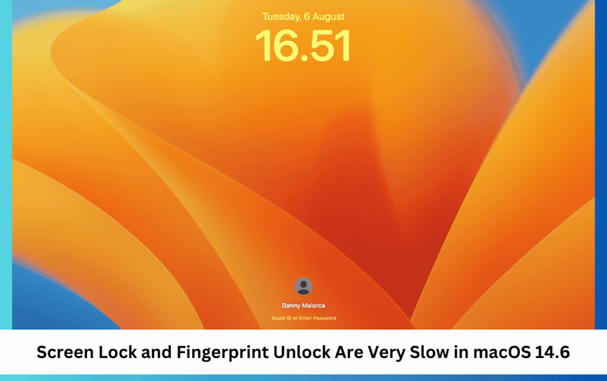 (Correctif) Le verrouillage de l’écran et le déverrouillage par empreinte digitale sont très lents dans macOS 14.6