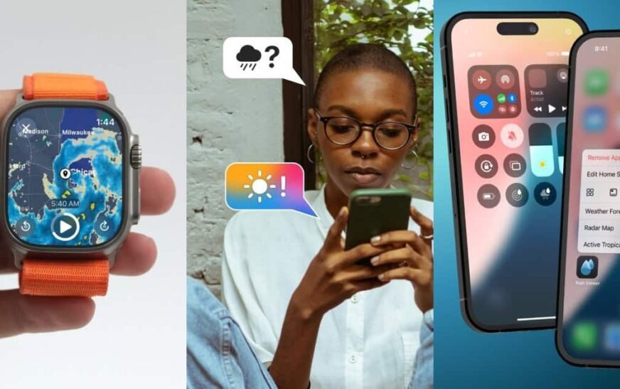 Rain Viewer dévoile des mises à jour majeures pour iOS 18 : intégration Siri, refonte de l’Apple Watch, etc.