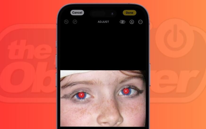 Comment réparer les yeux rouges dans les photos sur iPhone