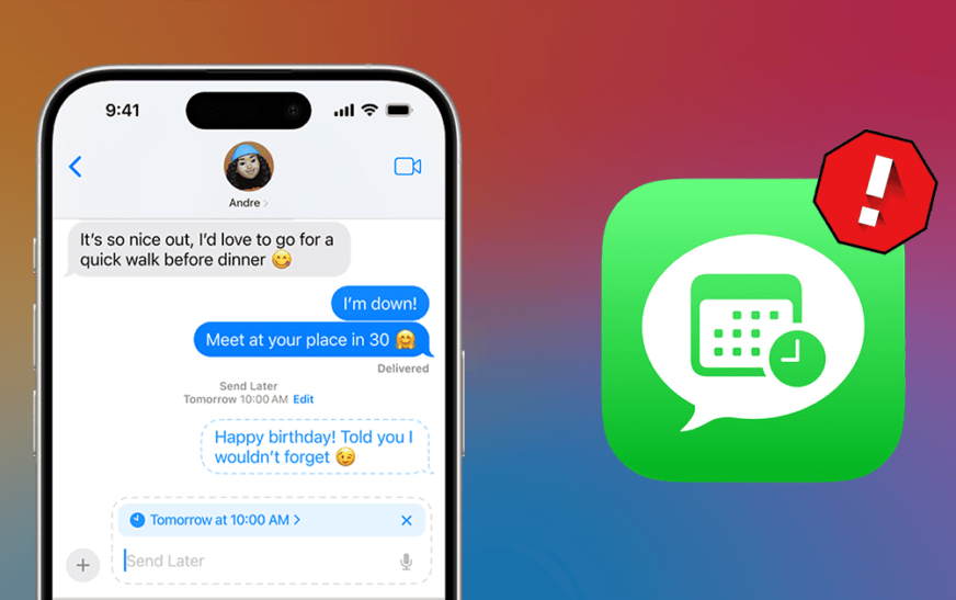 Envoyer plus tard n’apparaît pas dans l’application Messages ? Voici quoi faire