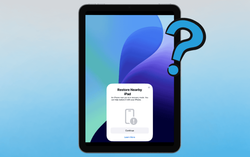 Comment restaurer l’iPad mini 7 sans fil avec iOS 18