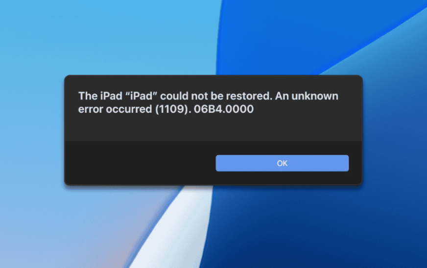 Réparer le code d’erreur de restauration 1109 sur iPhone ou iPad de 4 manières