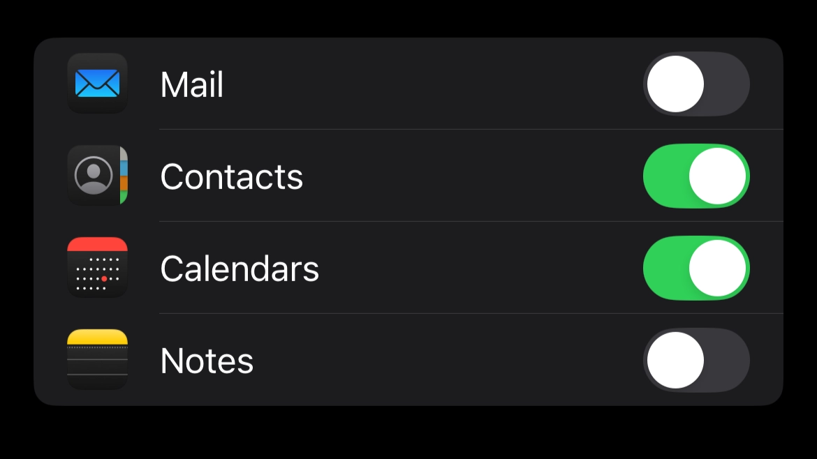 contacts Gmail iPad