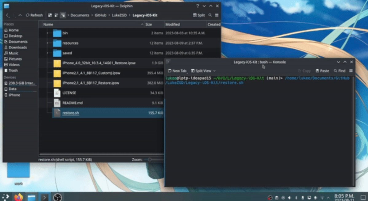 Glisser le fichier dans le terminal
