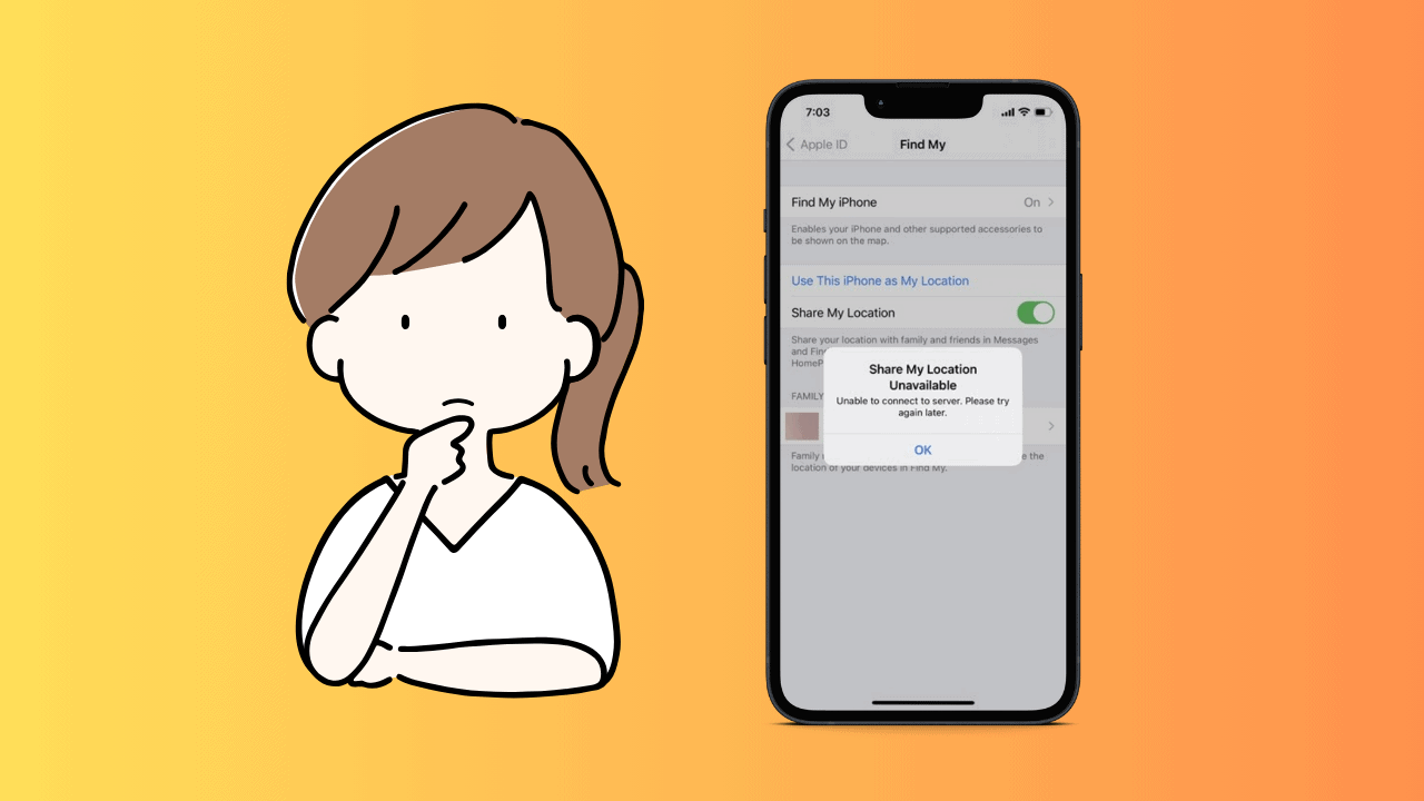 7 solutions si vous ne pouvez pas partager la position de votre iPhone (2025)