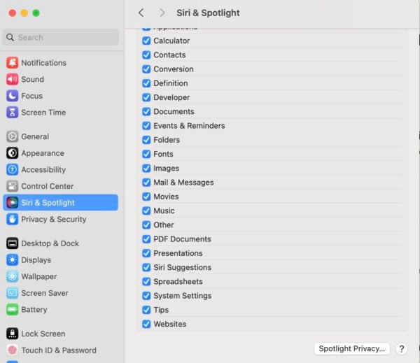 Spotlight-Confidentialité-macOS