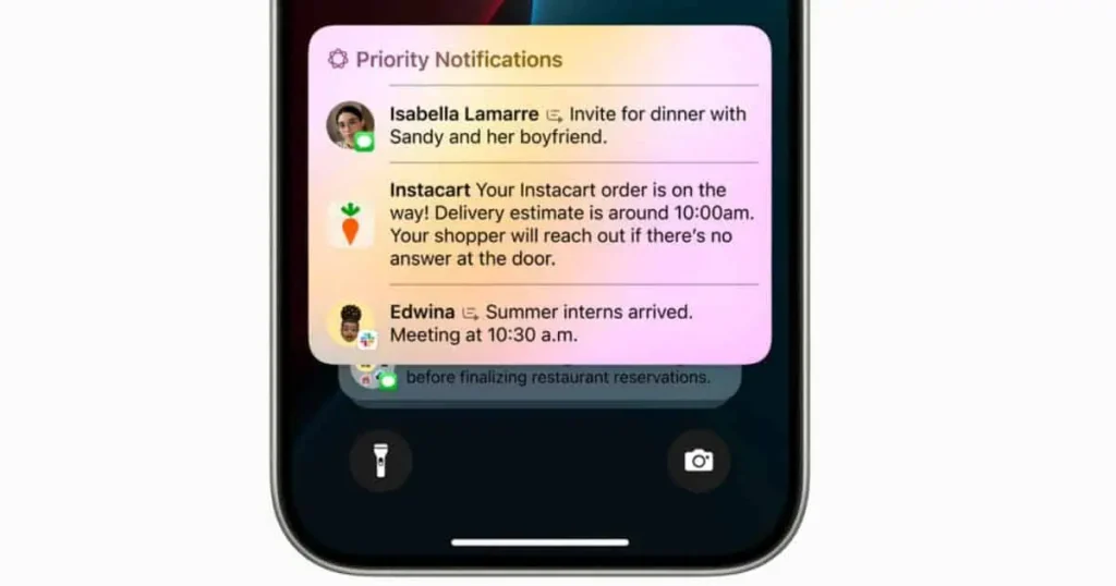 Notifications prioritaires