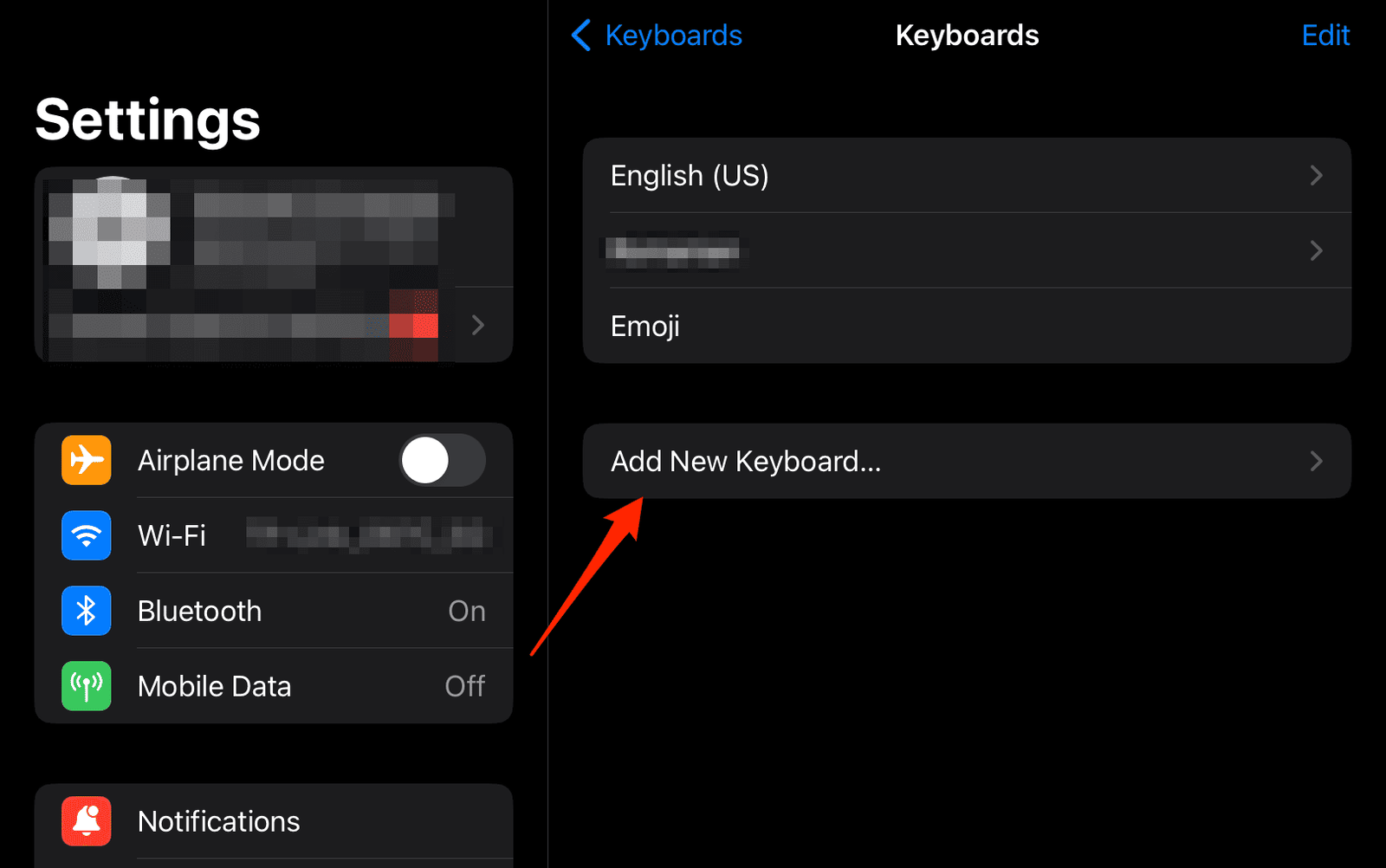 add_new_kb comment agrandir le clavier sur iPad