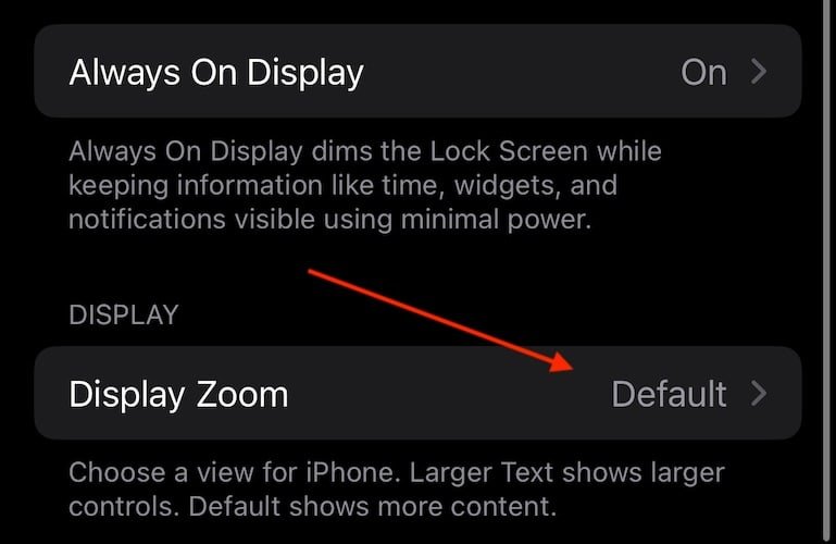 Rendre le clavier iPhone plus grand Appuyez sur Afficher le zoom