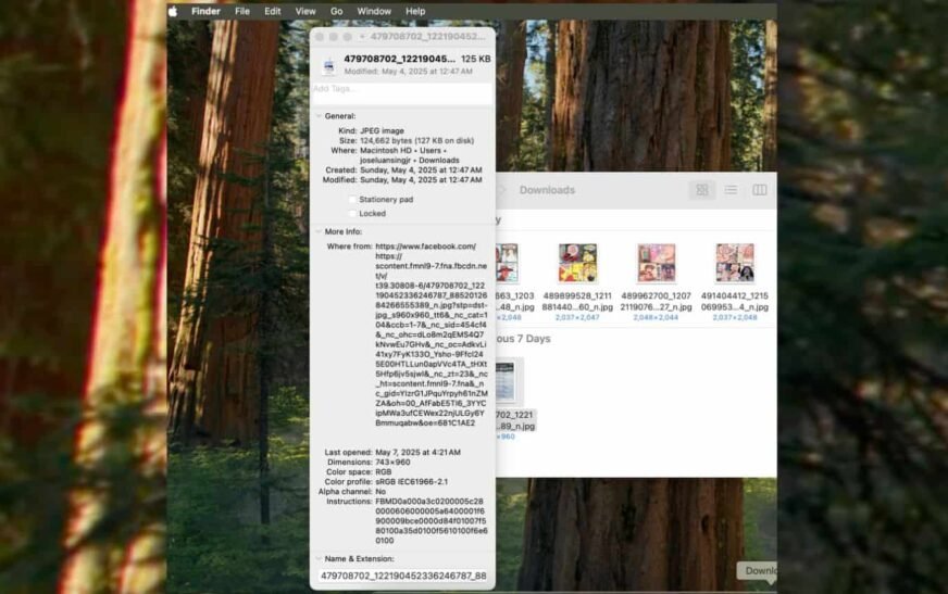 Comment ouvrir les propriétés d’un fichier ou d’un dossier sur un macbook (macOS)