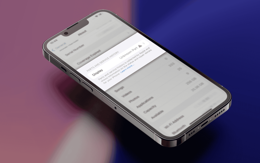 Correction de l’erreur « partie inconnue » après la mise à jour vers iOS 18/18.5