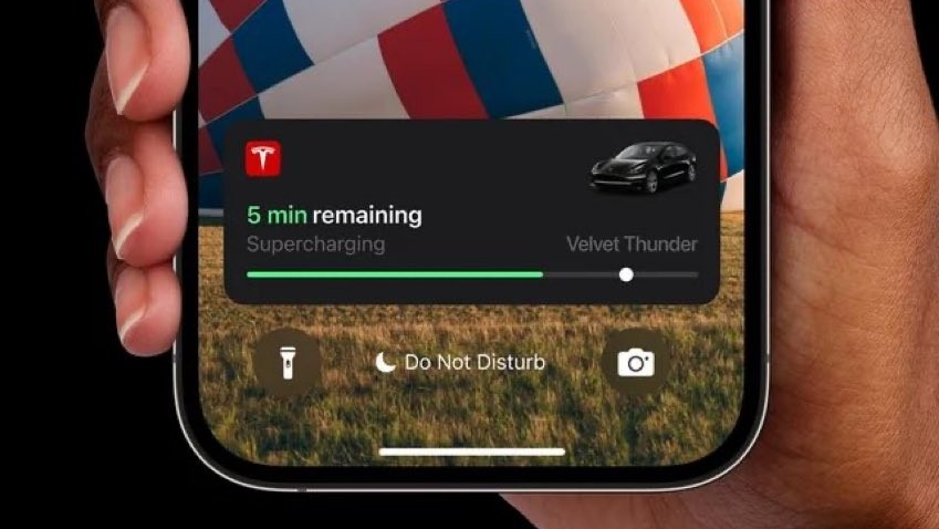 L’application Tesla obtient une prise en charge des activités en direct pour le suralimentation