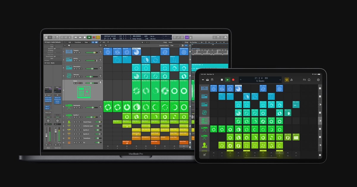 Apple met à jour Logic Pro avec de nouveaux outils de fabrication de battements sur Mac et iPad