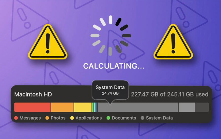 Les données du système sont restées sur le calcul sur Mac? Voici comment le réparer