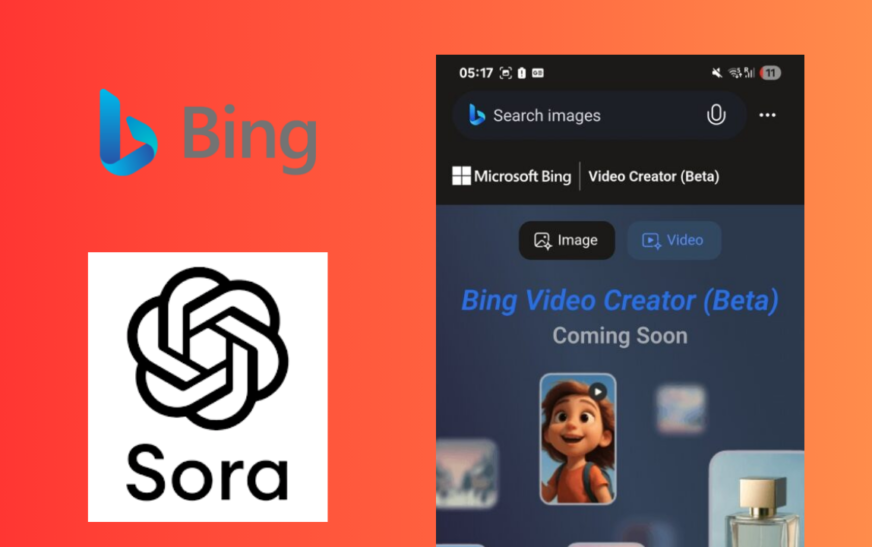 Microsoft Bing Video Creator propulsé par Sora AI Set pour lancer sur iOS