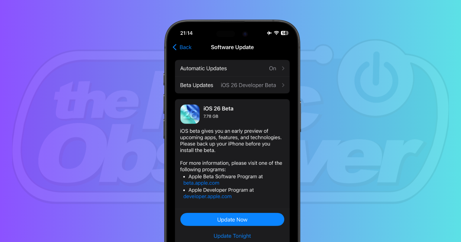 Apple sort iOS 26 et iPados 26 Developer Beta, comment s’inscrire