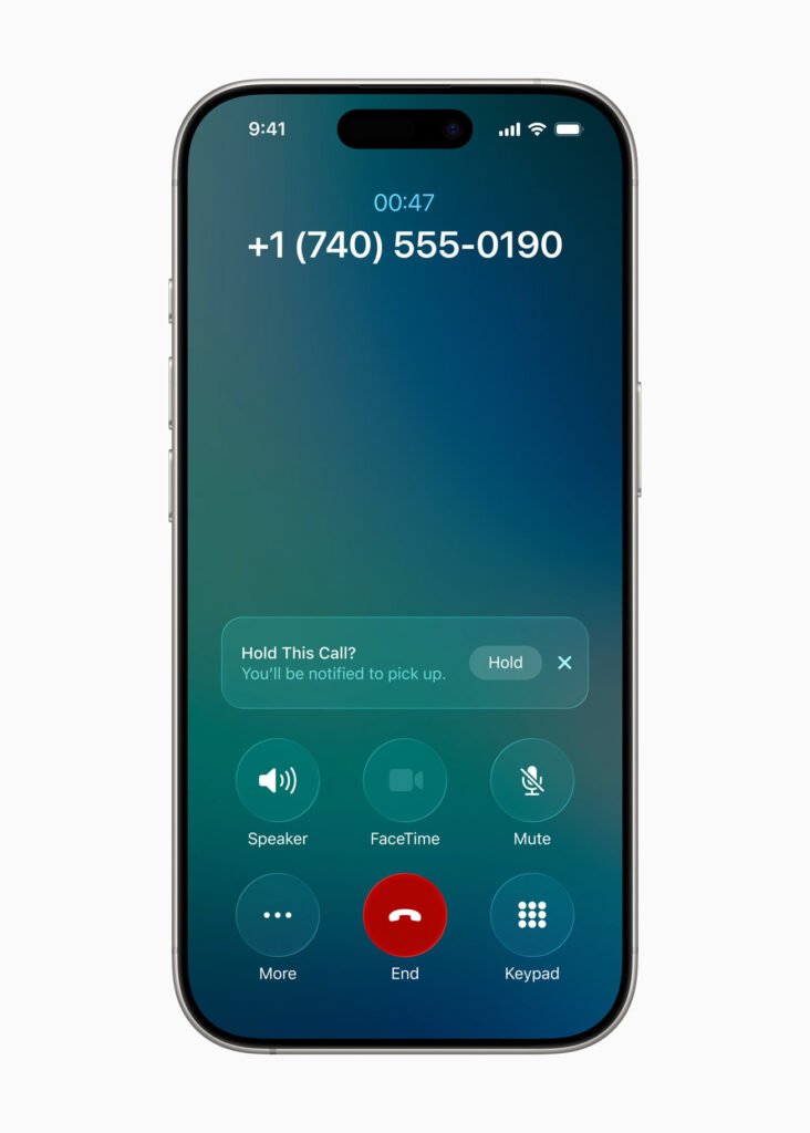 WWDC 2025 Hold Assist Phone App