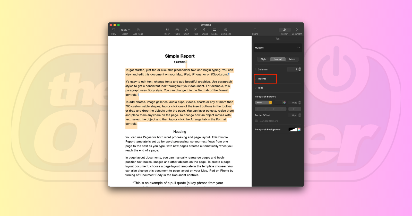 2 façons de faire une indentation suspendue en mot sur Mac (2025)