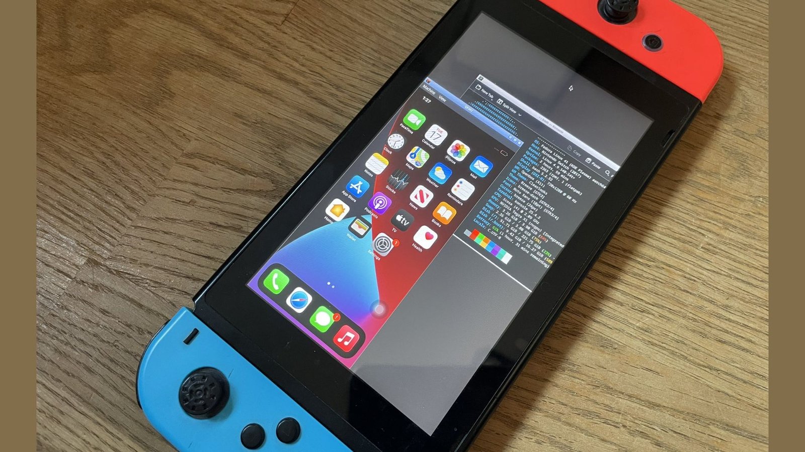 L’iPhone le plus lent du monde est un commutateur Nintendo exécutant iOS