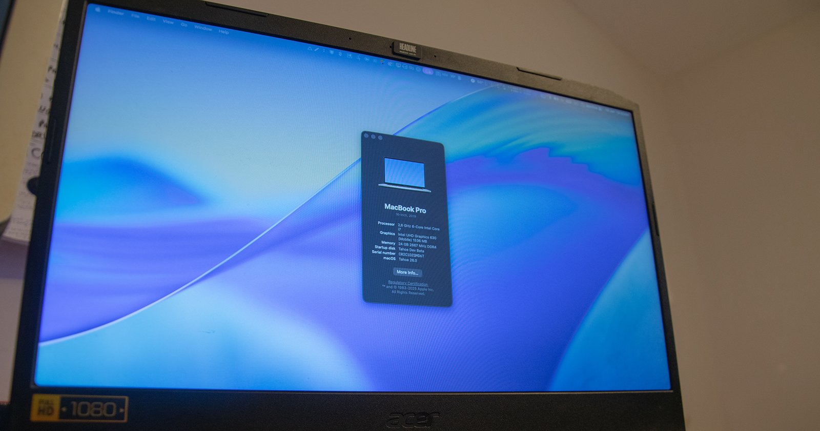 MacOS Tahoe Beta 2 restaure l’arrière-plan de la barre de menu solide