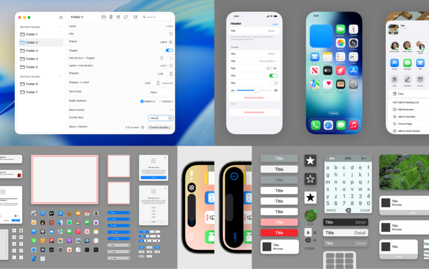 Apple publie des ressources de conception mises à jour pour iOS 26, iPados 26 et macOS Tahoe 26