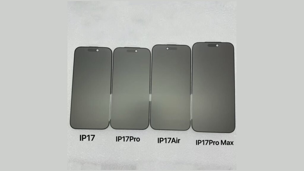 Protégeurs d'écran iPhone 17.
