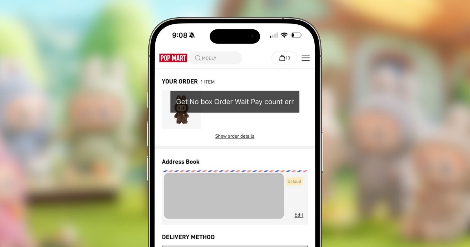Comment corriger l’erreur POP Mart 500 sur iPhone (Impossible de traiter la commande)