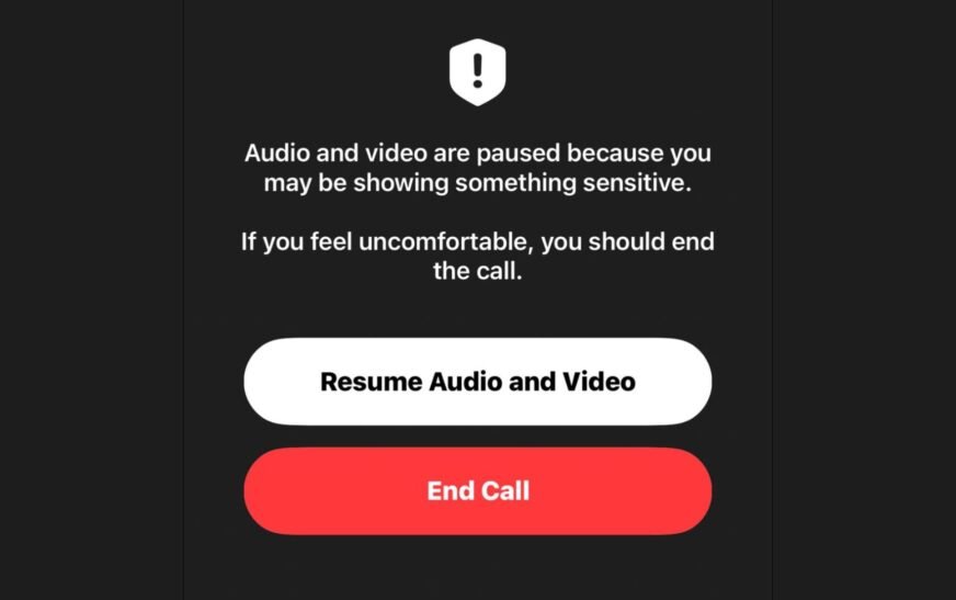 FaceTime fera désormais en pause votre appel si vous commencez à vous déshabiller