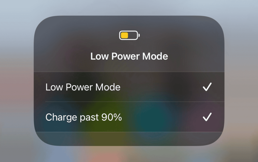 Qu’est-ce que et comment activer le mode de faible puissance / batterie sur iPhone